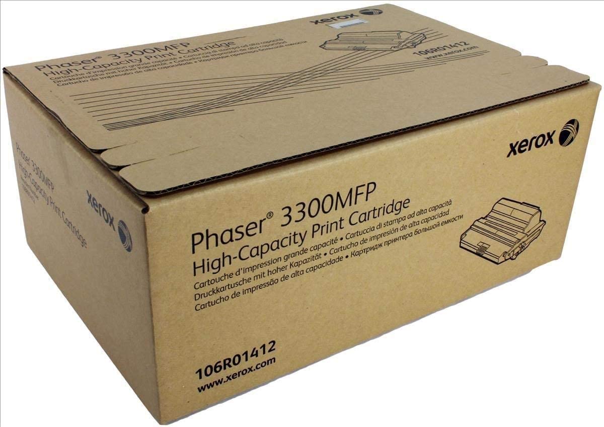Xerox Phaser 3300 MFP Black High Capacity Toner Cartridge (8,000 pages) - 106R01412