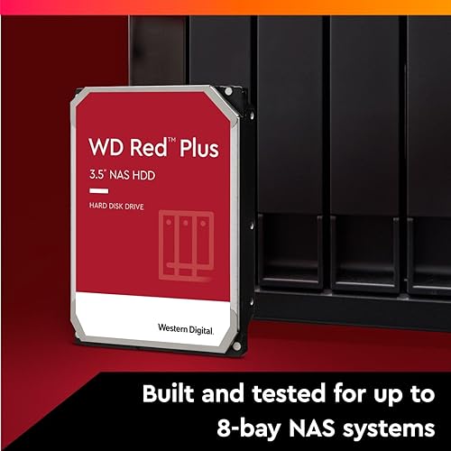 Western Digital Red Plus NAS Hard Drive - 10 TB