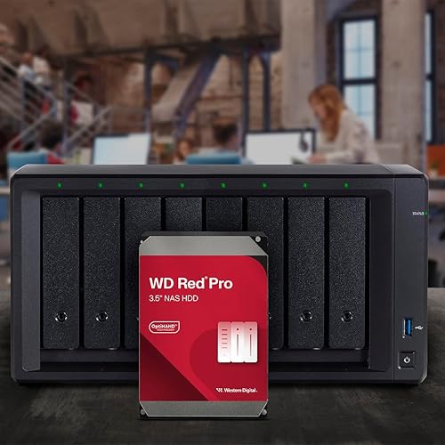 Western Digital 26TB WD Red Pro NAS Internal Hard Drive HDD - 7200 RPM, SATA 6 Gb/s, CMR, 512 MB Cache, 3.5" - WD260KFGX