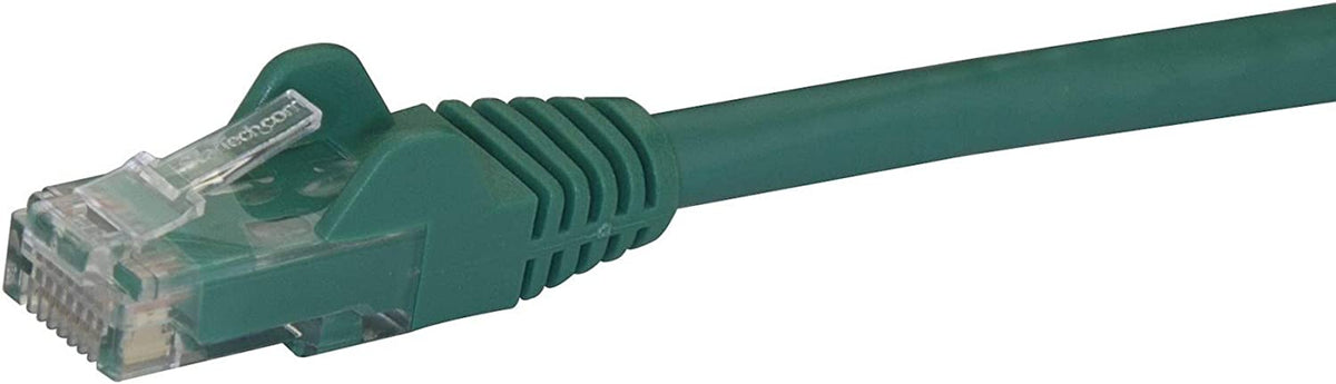 StarTech.com 7ft CAT6 Ethernet Cable - Green CAT 6 Gigabit Ethernet Wire -650MHz 100W PoE RJ45 UTP Network/Patch Cord Snagless w/Strain Relief Fluke Tested/Wiring is UL Certified/TIA (N6PATCH7GN) Green 7 ft / 2.1 m 1 Pack