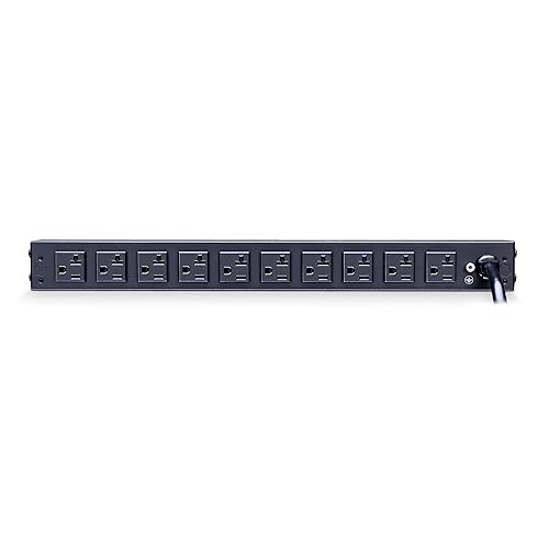 CyberPower PDU20M2F10R 12-Outlets Rack Mount 1U 20A Metered Power Distribution Unit