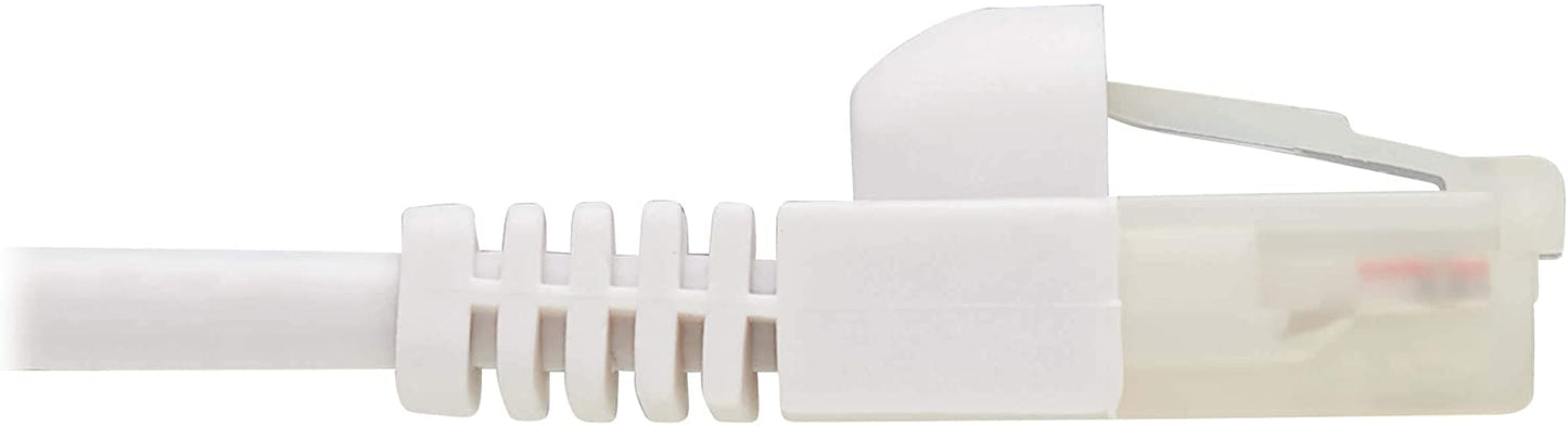 Tripp Lite, Safe-IT, Cat6a Ethernet Cable, Bacteria Resistant, 10G Certified Snagless, Slim UTP Jacket (RJ45 M/M), White, 7 Feet / 2.1 Meters, (N261AB-S07-WH)