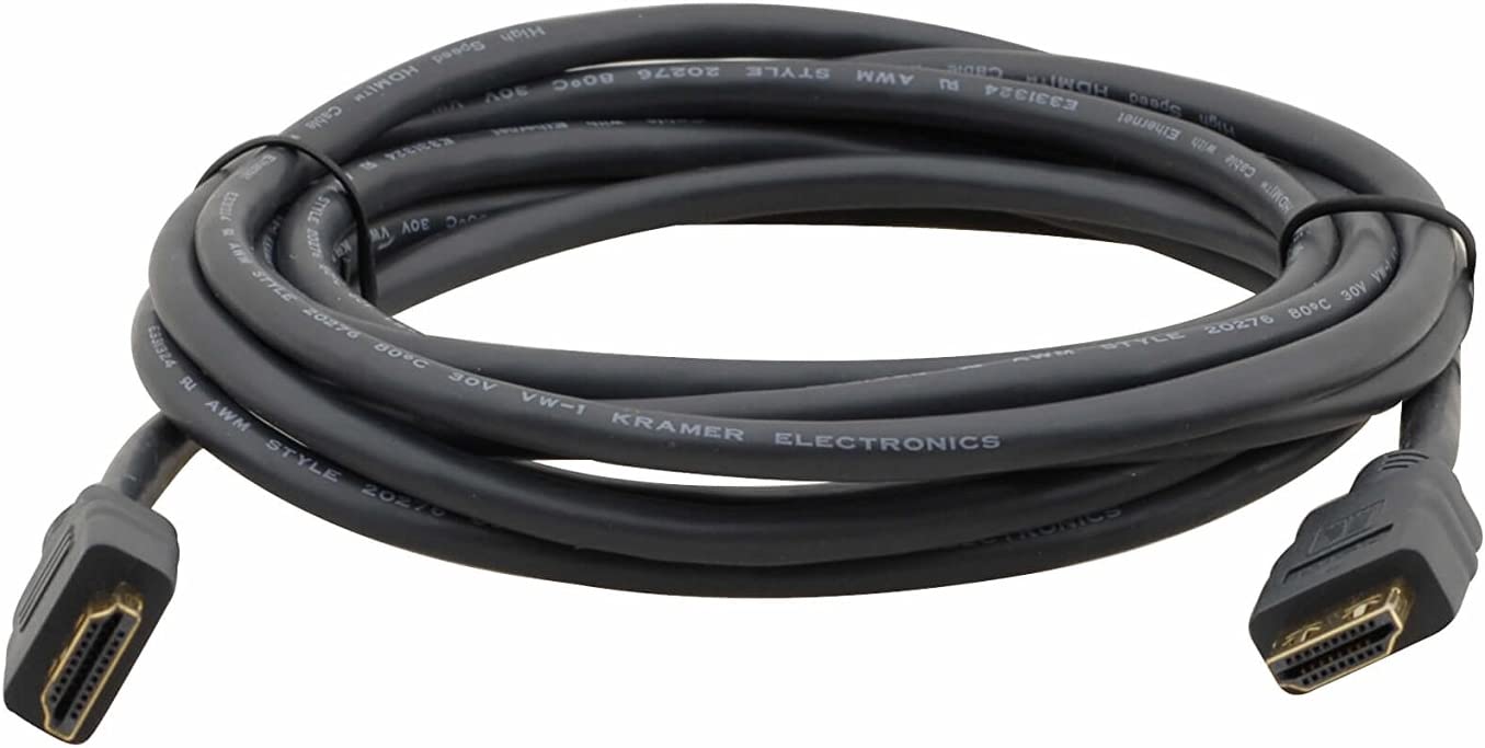 Kramer electronics New - Kramer C-MHM/MHM-6 HDMI (M) to HDMI (M) Ethernet Cable - 6'