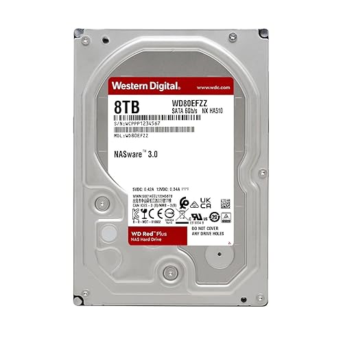 Western Digital Red Plus NAS - Hard Drive - 8 TB