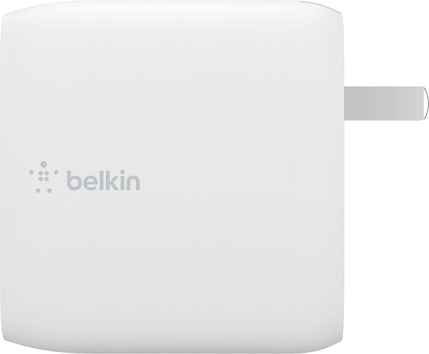 Belkin USB-PD GaN Charger 68W (USB-C iPhone Fast Charger, MacBook Pro Charger, iPad Pro, Pixel, Galaxy, More), USB-C Power Delivery with 2M (6.6ft) PVC USB-C to USB-C Charging Cable (WCH003dq)