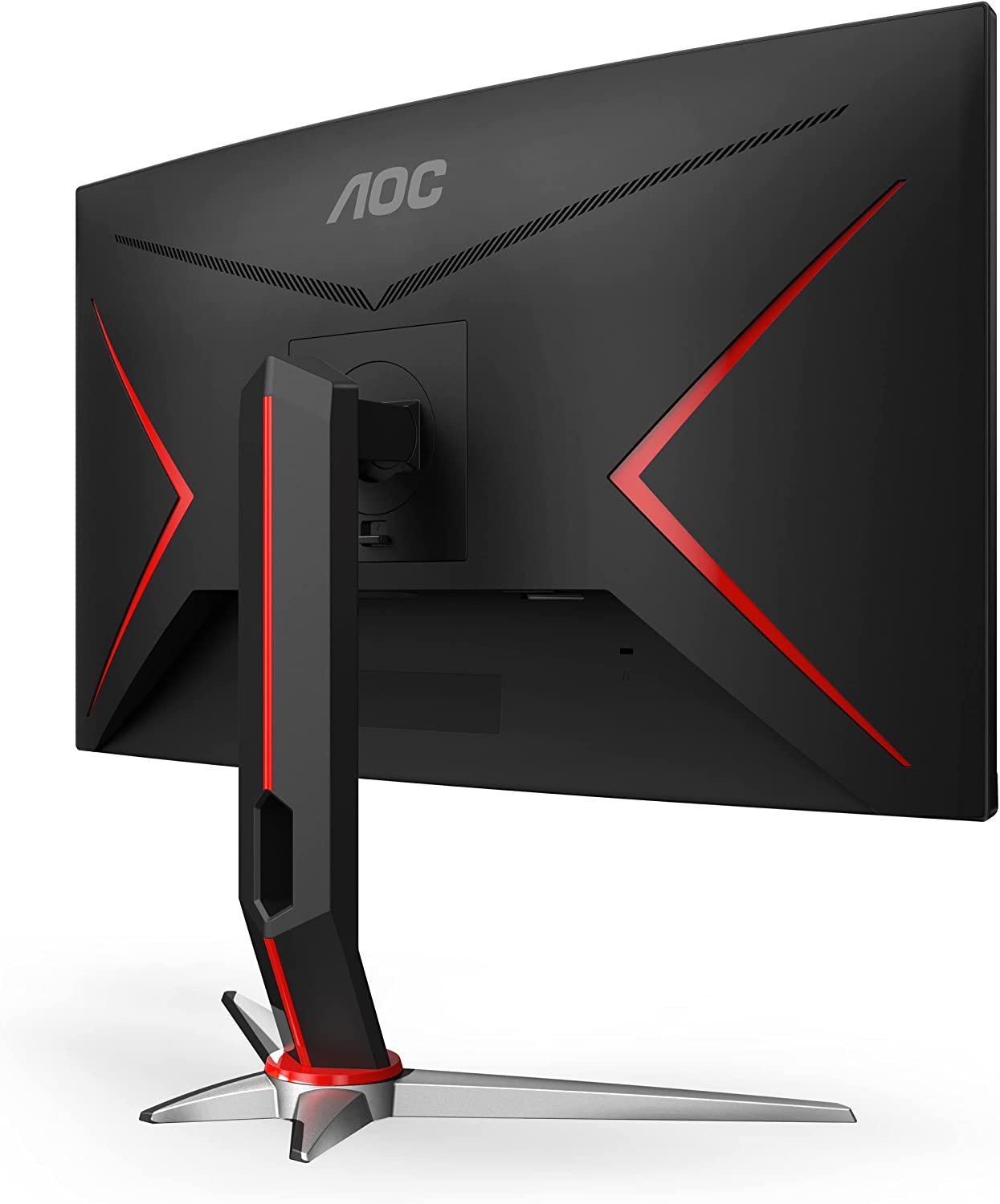 AOC C32G2 32" Curved Frameless Gaming Monitor FHD, 1500R Curved VA, 1ms, 165Hz, FreeSync, Height adjustable, 3-Year Zero Dead Pixel Policy, Black