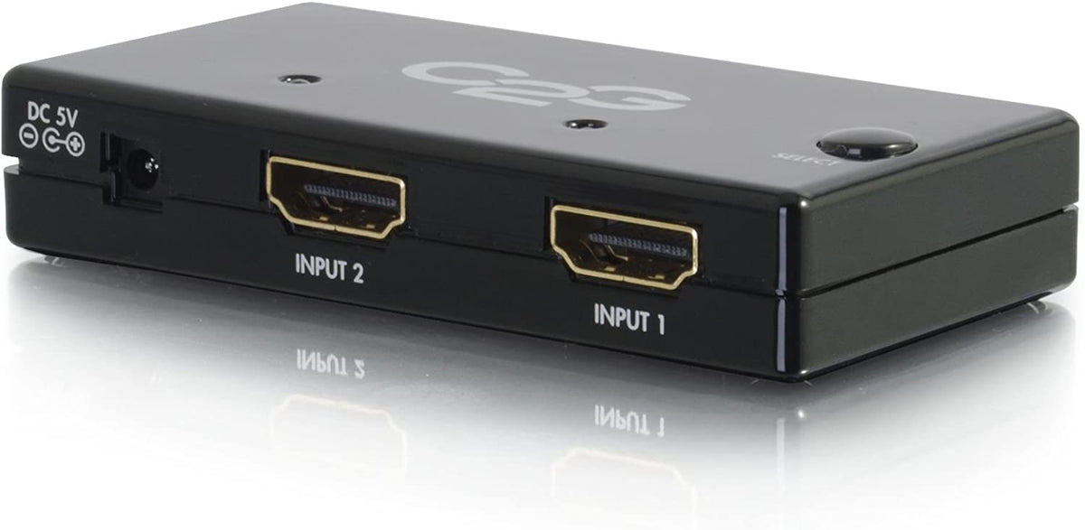 C2g/ cables to go C2G HDMI Switch, HDMI Selector Switch, 2 Port, Supports 1080p, Cables to Go 40349
