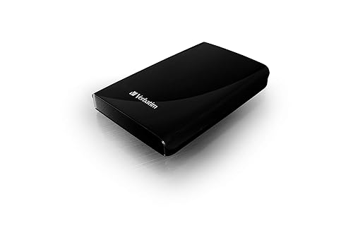 Verbatim Store N Go Portable Hard Drive, 2 TB, USB 3.0, 5, 400 Rpm, Black