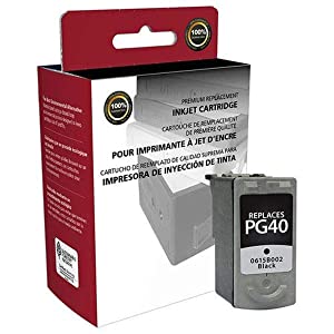 Inksters of america Reman Canon PG-40 Ink Black, 0615B002 (PG-40)