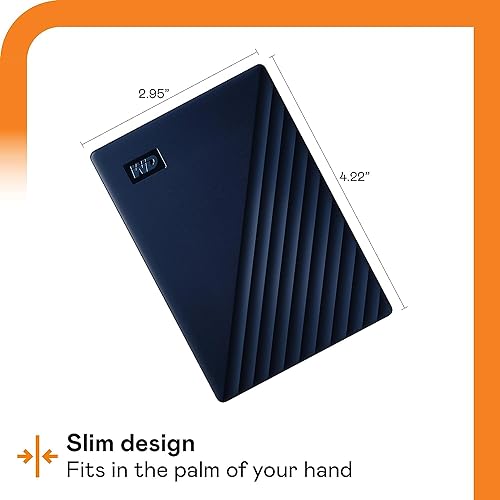 Western Digital My Passport For Mac External Hard Drive 4000 GB Blue