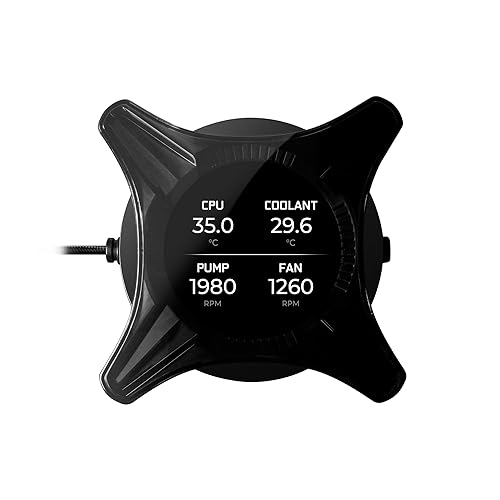 EVGA 400-HY-CX24-V1 Computer Cooling System Processor All-in-One Liquid Cooler 12 cm Black