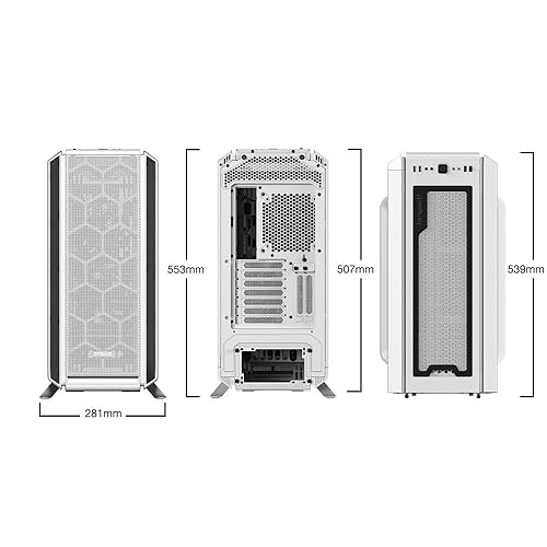 be quiet! Silent Base 802 ATX Midi Tower PC Case| 3 Pre-Installed Pure Wings 2 Fans | Sound Insulated | White | BG040 BG040 Fans