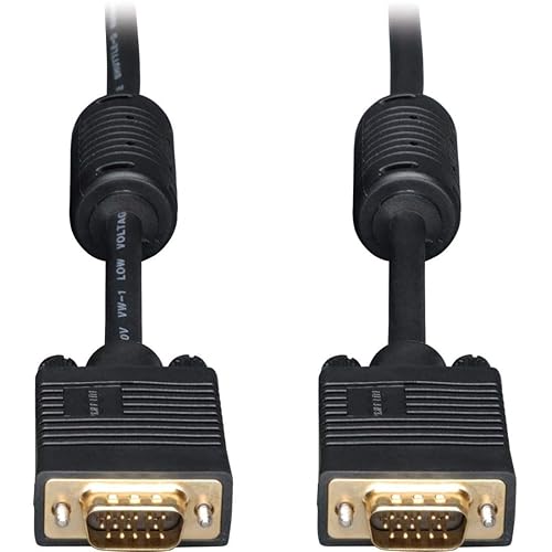 TRIPP LITE 30ft Svga/Vga Monitor Gold Cable RGB Coax Hd15 Male/Male
