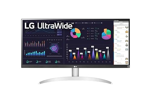 LG 29 Inch 29WQ600-W UltraWide Monitor with 21:9 FHD(2560 x1080) IPS Display, sRGB 99%, HDR10, AMD FreeSync, 1ms MBR, 100Hz, 2 x 7W Speakers with MaxxAudio, USB Type-C Connectivity, White 29" 100 Hz | IPS FHD