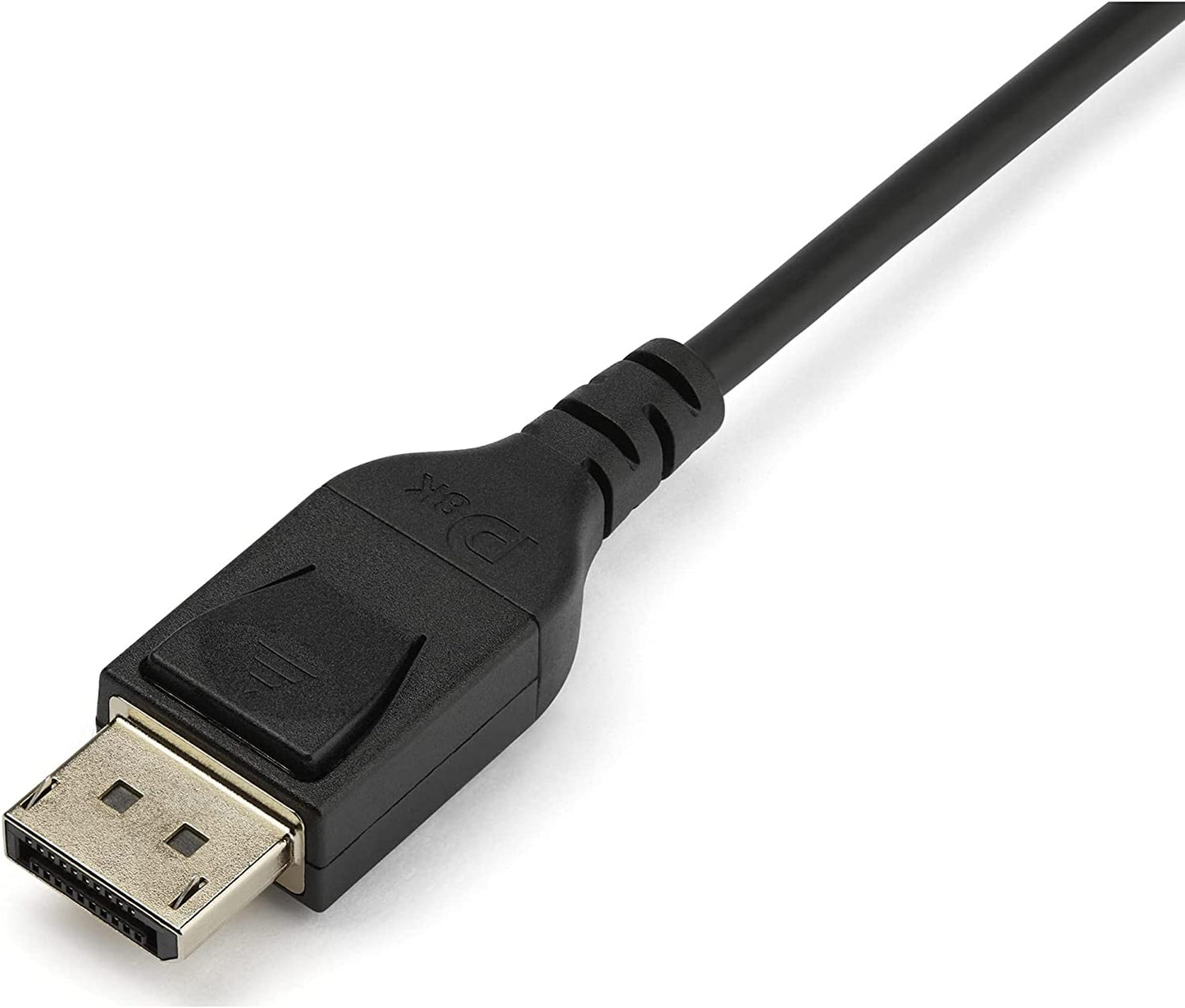 StarTech.com 1m VESA Certified DisplayPort 1.4 Cable - 8K 60Hz HBR3 HDR - 3ft Super UHD DisplayPort to DisplayPort Monitor Cord - Ultra HD 4K 120Hz DP 1.4 Slim Video Cable M/M DP Connector (DP14MM1M) 3 ft / 1 m