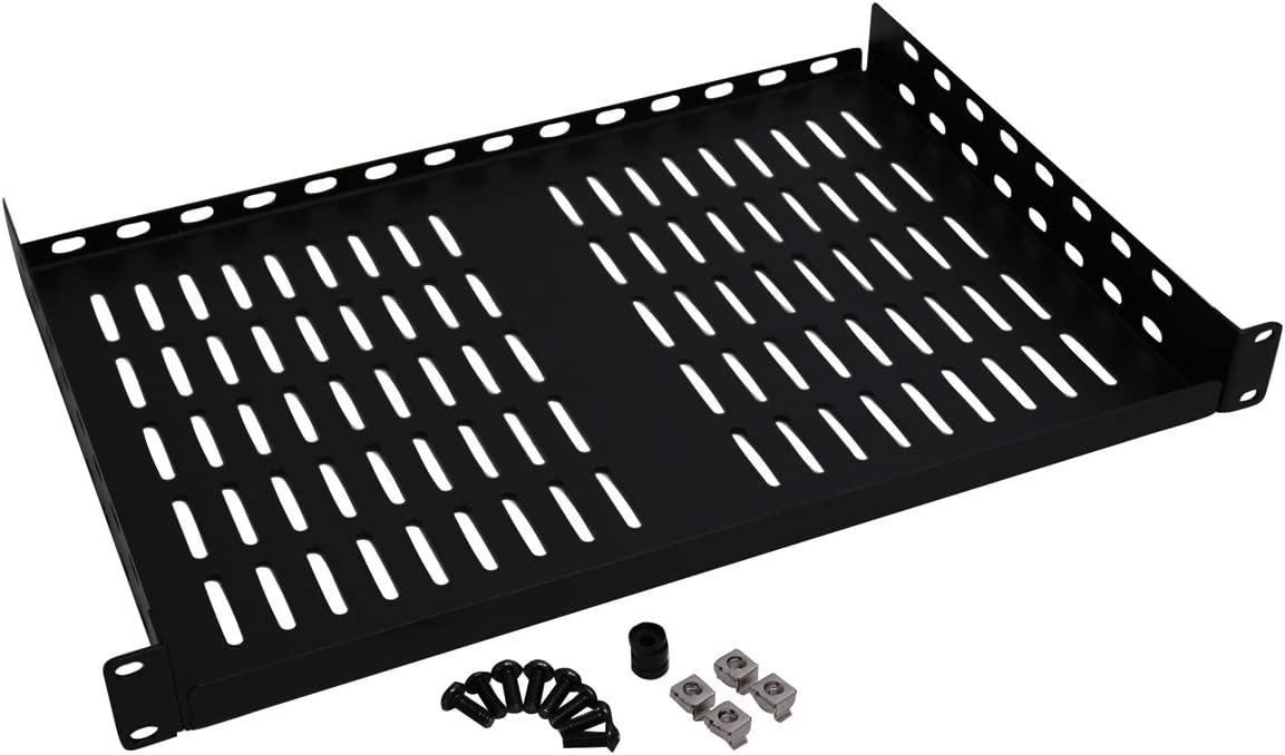 Tripp Lite SRSHELF2P1U Fixed 1U Cantilever Shelf for 2-Post/4-Post Rack Enclosure