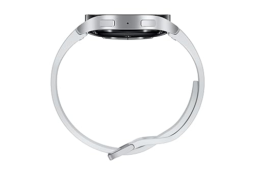 Samsung Galaxy Watch6, Silver, 44mm, Bluetooth, Sleep Coaching, ECG, Heart Monitor, Fall Detection, SOS, Fitness Tracker, Camera Access, Digital Wallet (CAD Version and Warranty) Silver 44mm BT Watch Only