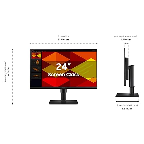 Samsung 24 inch FHD Business Monitor with 100Hz Refresh Rate, IPS, Super Slim Design, Game Picture Mode