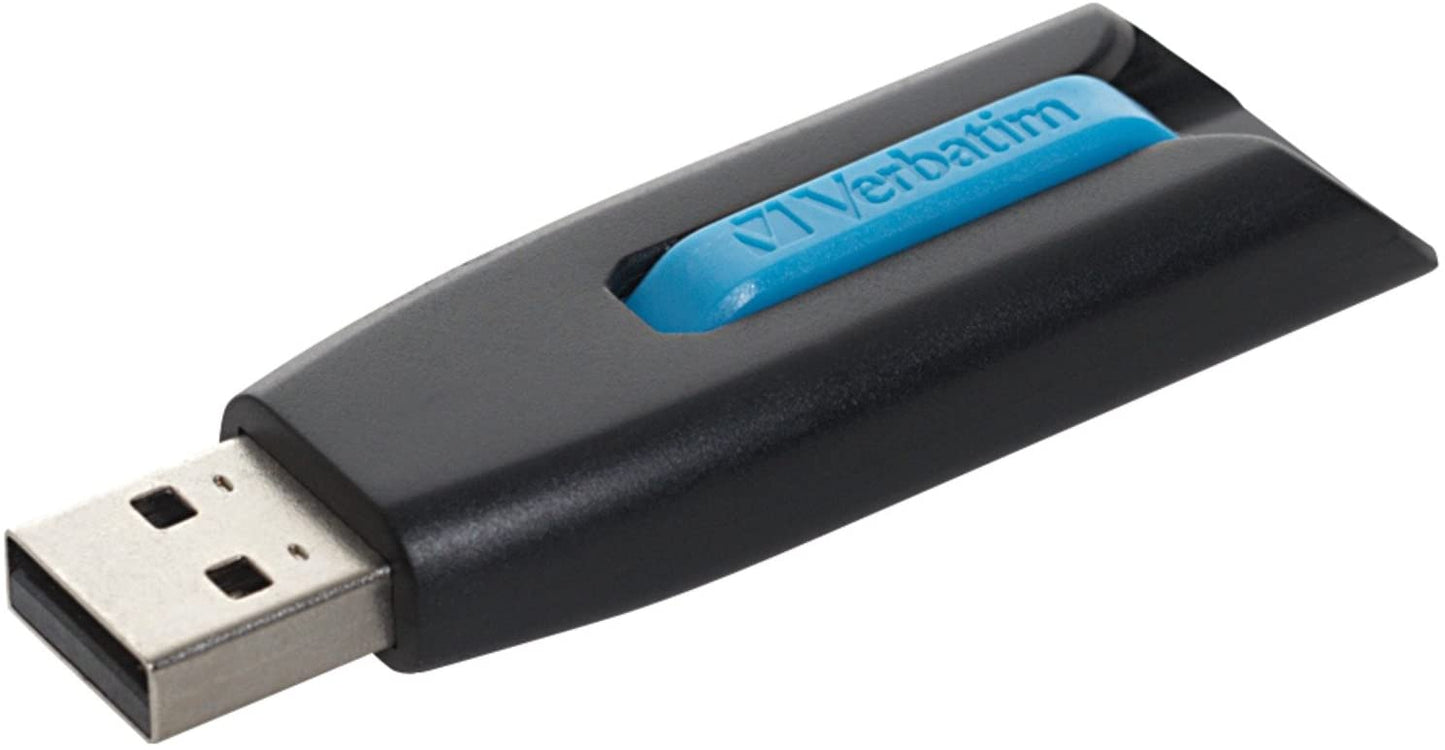 Verbatim 16 GB Store N Go Drive Blu (49176), Blue, Black Blue, Black 0.6" x 0.8" x 2.6"