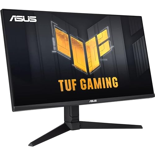 ASUS TUF Gaming 28” 4K 144HZ DSC HDMI 2.1 Gaming Monitor (VG28UQL1A) - UHD (3840 x 2160), Fast IPS, 1ms, Extreme Low Motion Blur Sync, G-SYNC Compatible, FreeSync Premium, Eye Care, DCI-P3 90%
