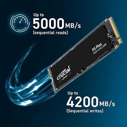 Crucial Technology P3 Plus 500GB - Solid State Drive