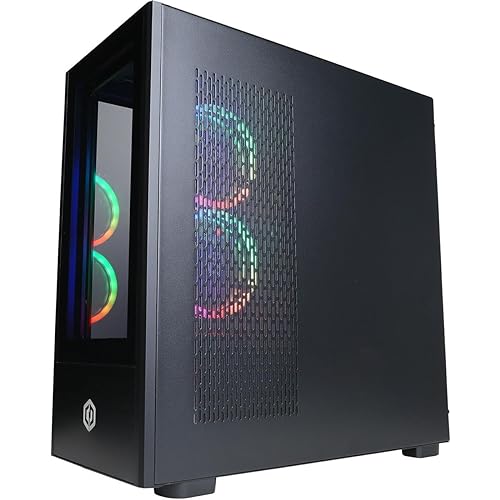 CyberpowerPC Gamer Master Gaming Desktop Computer, AMD Ryzen 7 7700X 4.5GHz, 16GB RAM, 2TB SSD, NVIDIA GeForce RTX 4060 Ti 8GB, Windows 11 Home, Black