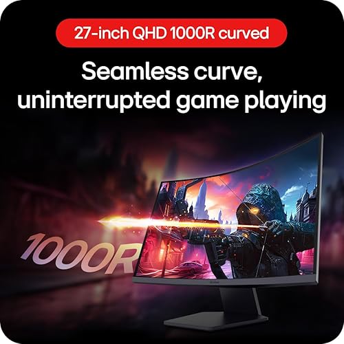 LG Ultragear™ 27GS75QN 27-inch Gaming Monitor | QHD (2560x1440) Display | IPS 1ms (GtG) | 180Hz (O/C 200Hz) Refresh Rate, Black 27" 2560 x 1440 IPS