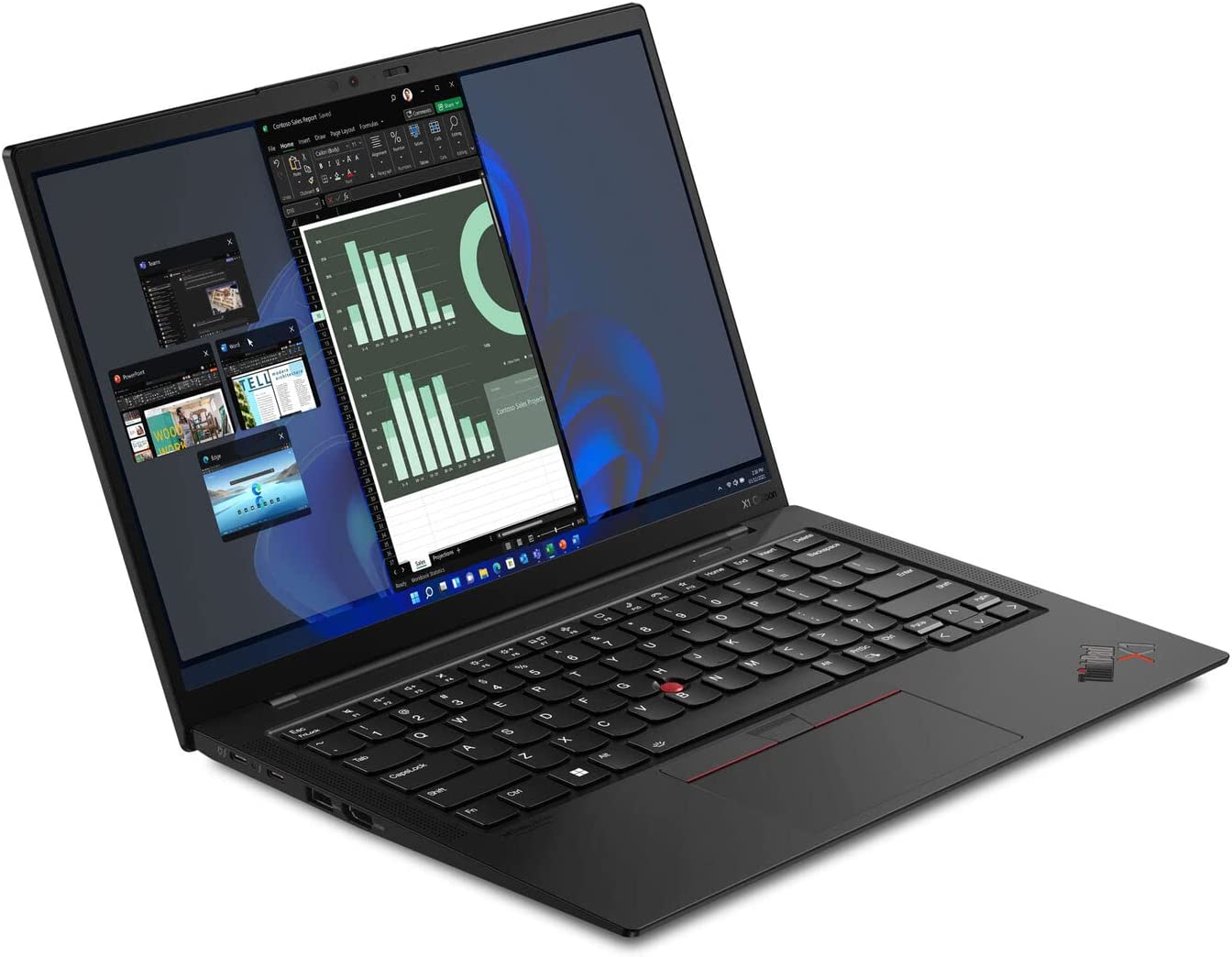 Lenovo ThinkPad X1 Carbon Gen 10 Intel Core i7-1280P, 14C, 14" WUXGA (1920x1200) IPS 400nits Anti-Glare, 32GB RAM, 2TB NVMe SSD, Backlit KYB Fingerprint Reader, Win11 Pro with LTE WWAN
