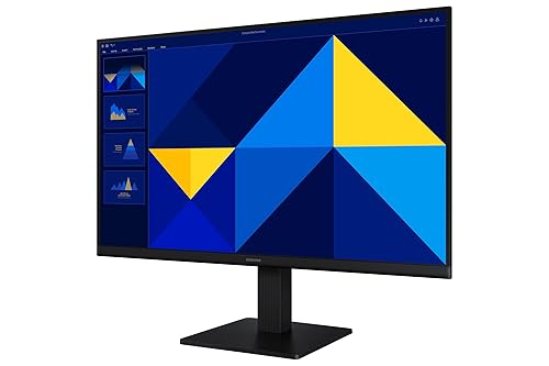 Samsung 24-inch FHD Flat Screen IPS Panel 5ms 100Hz Monitor with Eye-Saver Mode & Super Slim Design (LS24D300GANXZA) - 24 inch 100 Hz