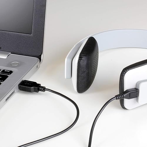 Aluratek ABH04F Bluetooth Wireless Stereo Headphones - Stereo - Wireless - Bluetooth - 33 ft - 200 Hz - 20 kHz - Over-the-head - Binaural - Supra-aural - White