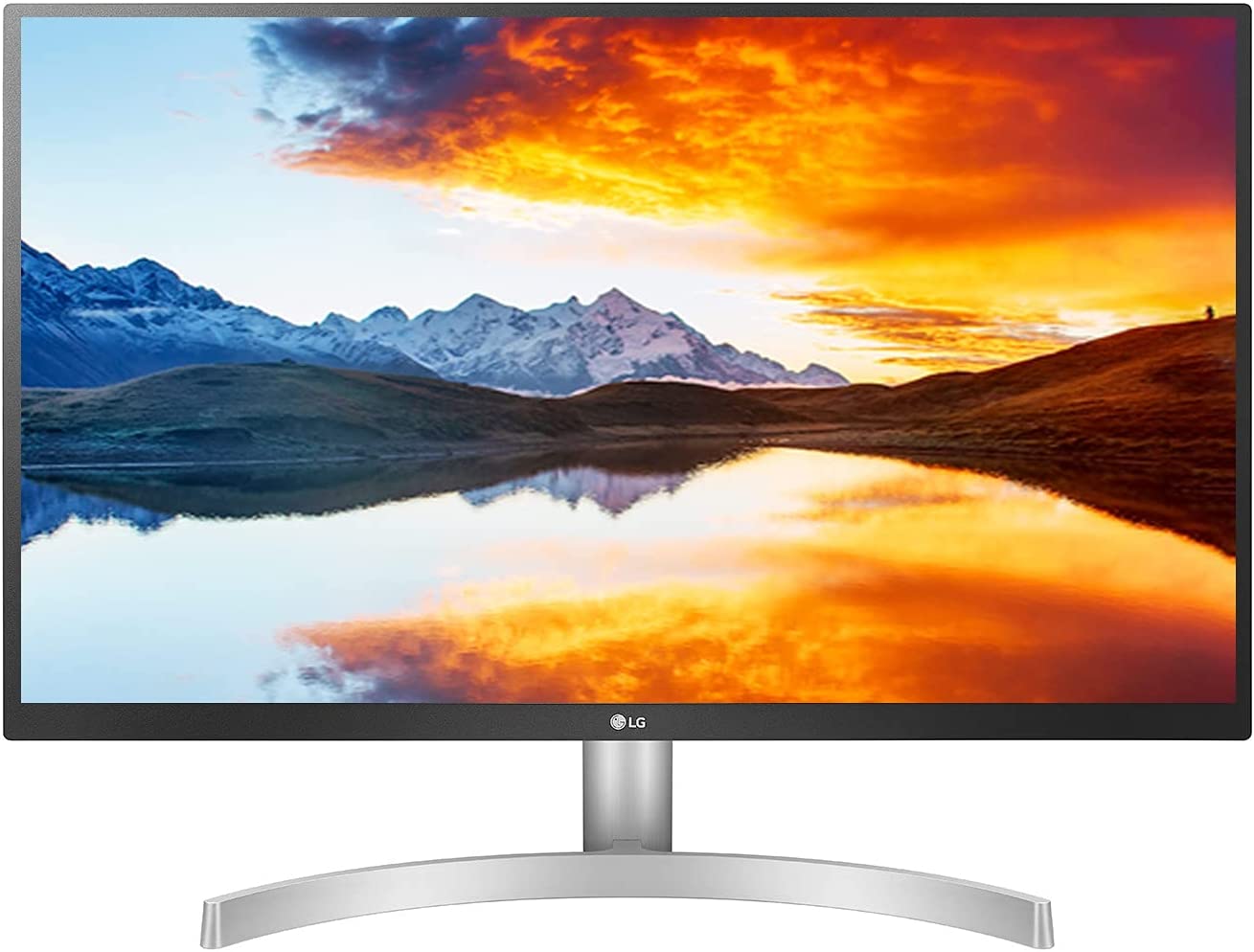 LG UHD 27-Inch Computer Monitor 27UL500-W, IPS Display with AMD FreeSync and HDR10 Compatibility, White 27 inch UHD Tilt