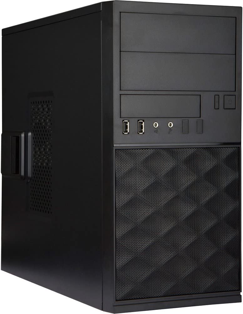 In-win development inc Inwin Development EFS052CH450TB3 mATX Chassis EFS052 Cases EFS052.CH450TB3, Black EF Series Micro ATX