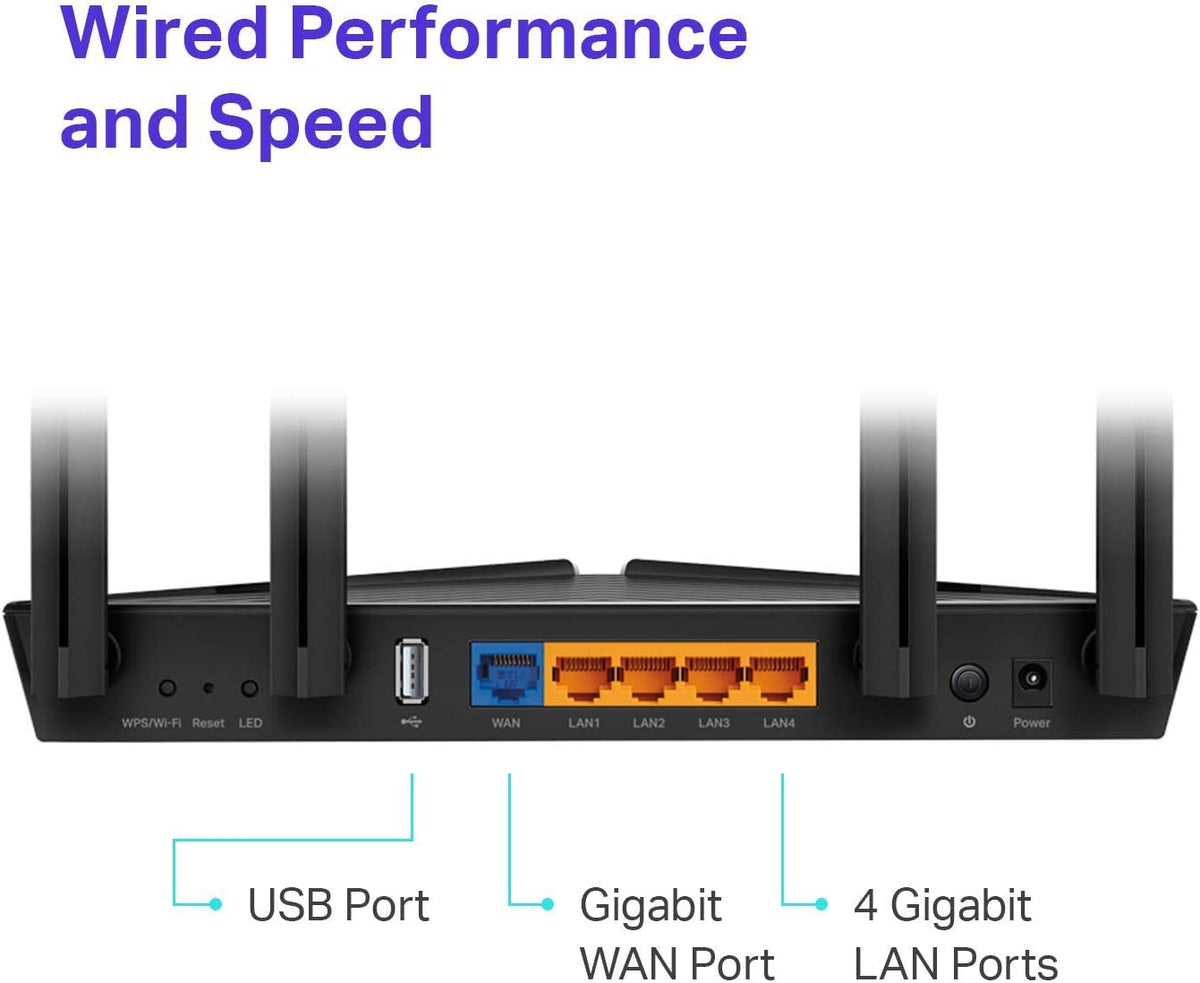 TP-Link WiFi 6 Router AX1800 Smart WiFi Router (Archer AX20) – 802.11ax Router, Dual Band Gigabit Router, Parental Controls, Long Range Coverage