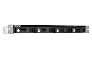 QNAP TR-004U 1U 4 Bay Hard Drive Enclosure Direct Attached Storage (Das) with Hardware RAID USB 3.0 Type-C