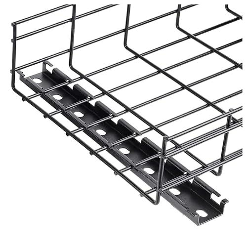 Tripp Lite Trapeze Hanging Cross Bracket, Cross Shaped Hanging Cross-Bracket for Wire Mesh Cable Trays, 150 mm 6 in (SRWB6CROSSBRKT)