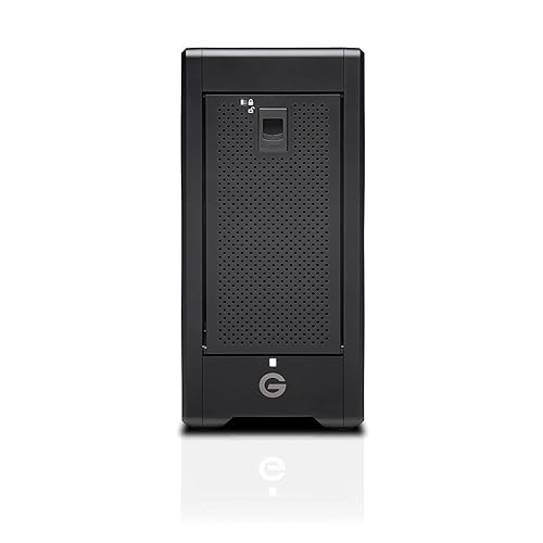 SanDisk Professional 192TB G-RAID Shuttle 8 - Transportable Enterprise-Class 8-Bay External Hard Drive, Thunderbolt 3 and USB-C, Hardware RAID, Up to 1690MB/s Read - SDPH48H-192T-NBAAB