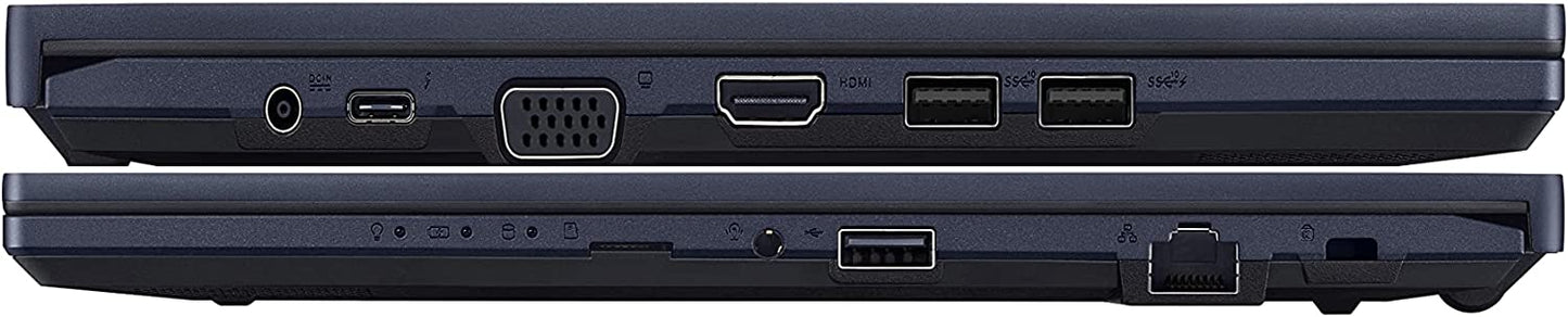 ASUS B1400CEAE-C53P-CA ExpertBook B1 Business Laptop, 14” FHD, Intel Core i5-1135G7, 8GB RAM, 256GB SSD, Military Grade Durable, Webcam Privacy Shield, Win 10 Pro, Star Black