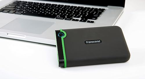 Transcend StoreJet 25M3 4 TB Portable Hard Drive - 2.5" External - Iron Gray - Desktop PC, Notebook Device Supported - USB 3.1 (Gen 1)