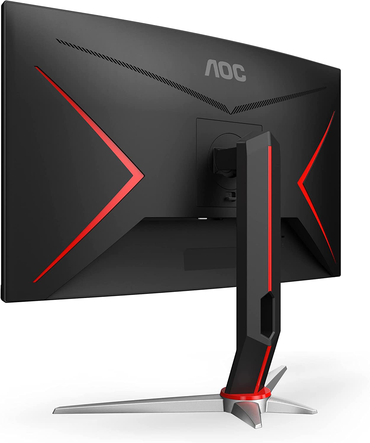 AOC C32G2 32" Curved Frameless Gaming Monitor FHD, 1500R Curved VA, 1ms, 165Hz, FreeSync, Height adjustable, 3-Year Zero Dead Pixel Policy, Black