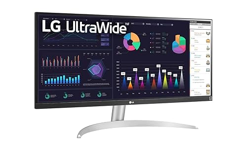 LG 29 Inch 29WQ600-W UltraWide Monitor with 21:9 FHD(2560 x1080) IPS Display, sRGB 99%, HDR10, AMD FreeSync, 1ms MBR, 100Hz, 2 x 7W Speakers with MaxxAudio, USB Type-C Connectivity, White 29" 100 Hz | IPS FHD