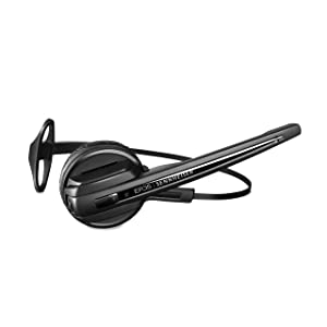 EPOS Enterprise Sennheiser Impact D 10 Phone II (1000996) Wireless DECT Mono Ear Convertible Headset for Connection to a Desk Phone, Black