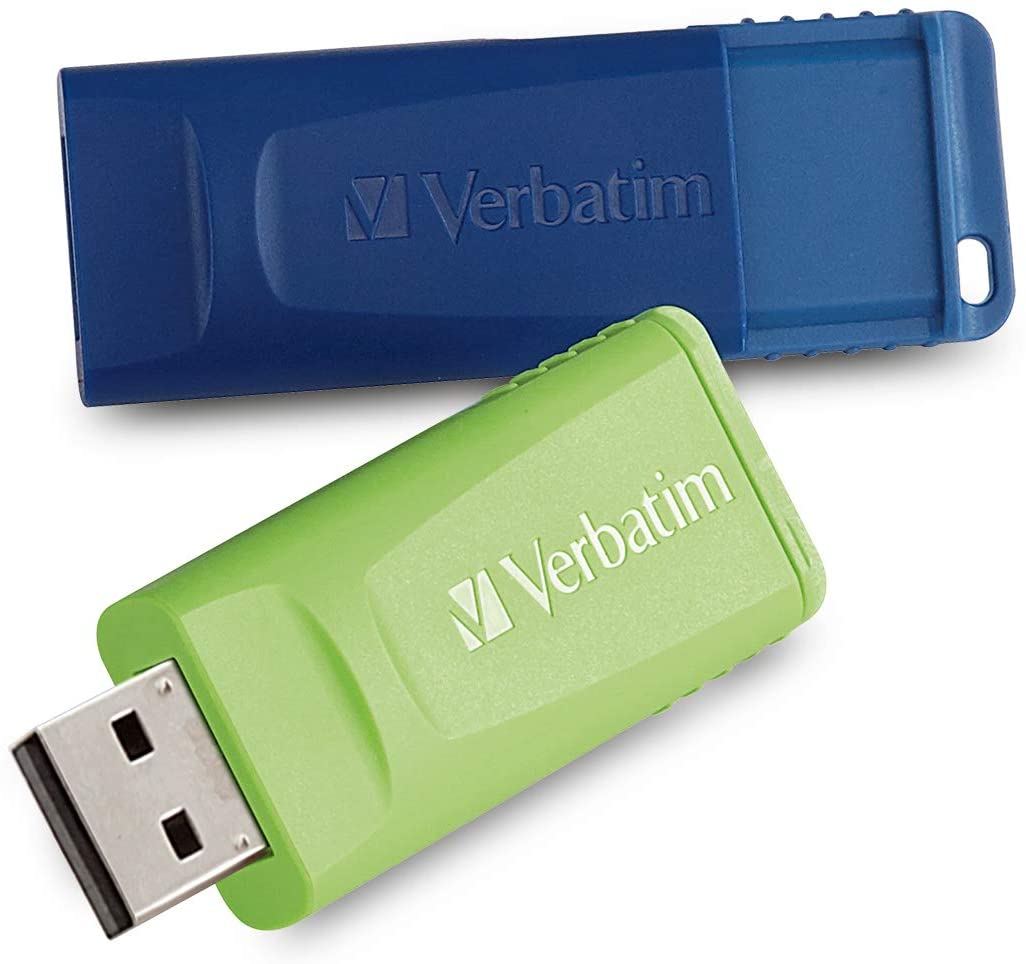 Verbatim 32GB Store 'n' Go USB Flash Drive - 2pk - Blue, Green 32 GB 2 Pack