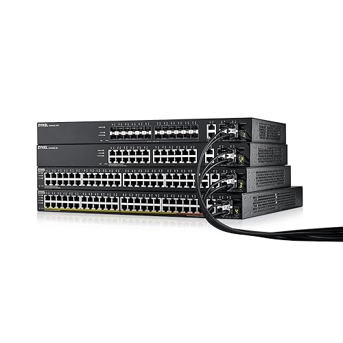 Zyxel 48-Port GbE L3 Access PoE+ Switch with 6 10G Uplink (960 W) (XGS2220-54FP)