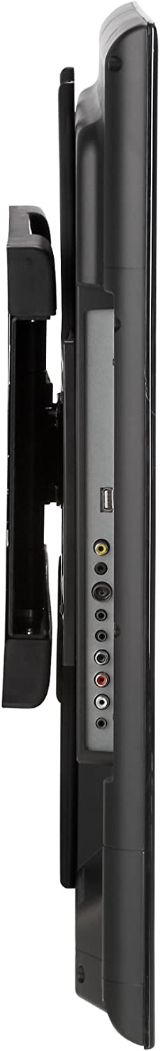 Atdec TH-3060-UFL Ultra Slim Articulated Low Profile Wall Mount for Displays up to 77-Pound, Black