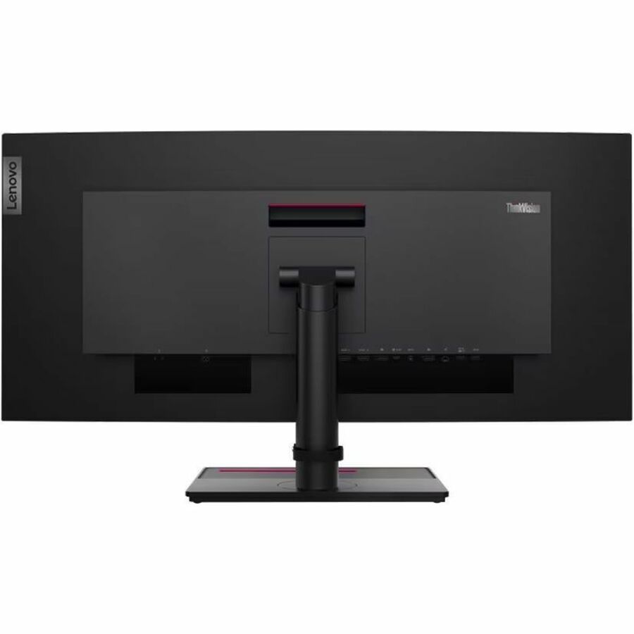 Lenovo ThinkVision P34w-20 34" Class UWQHD Curved Screen LED Monitor - 21:9 - Raven Black - 34.1" Viewable - In-plane Switching (IPS) Technology - WLED Backlight - 3440 x 1440 - 300 Nit - 4 ms - Speakers - HDMI - DisplayPort - USB Hub, KVM Switch