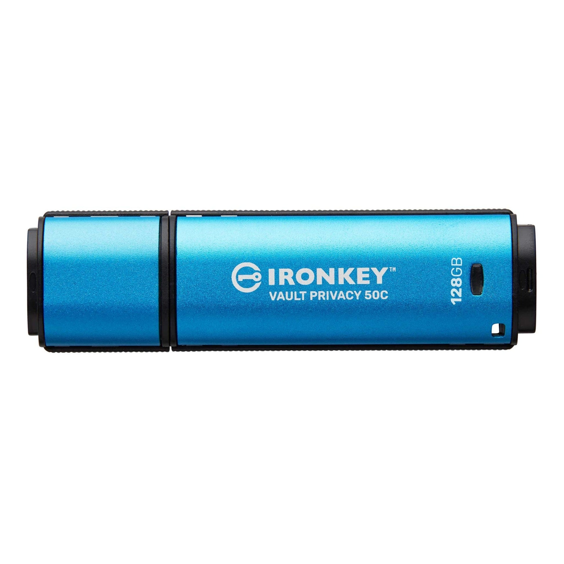 Kingston Technology IronKey VP50 USB Flash Drive 128 GB USB Type-C 3.2 Gen 1 (3.1 Gen 1) Black, Blue IKVP50C/128GB