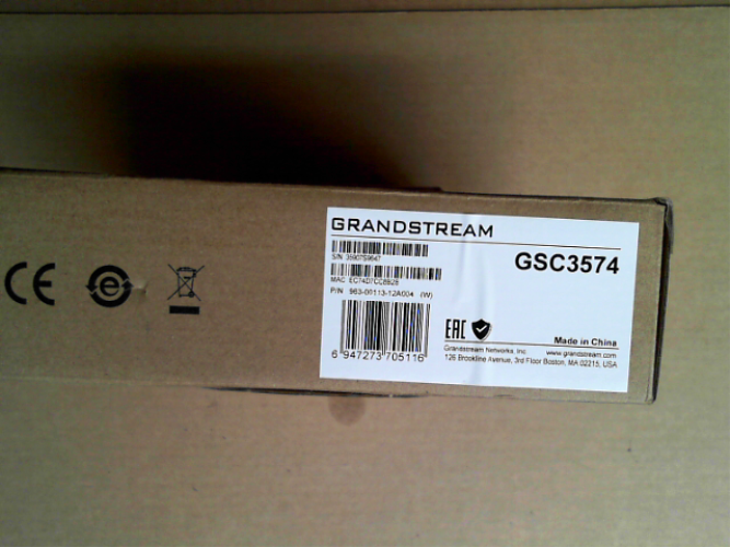 OPEN BOX - Grandstream GSC3574 HD Intercom and Facility Control Station