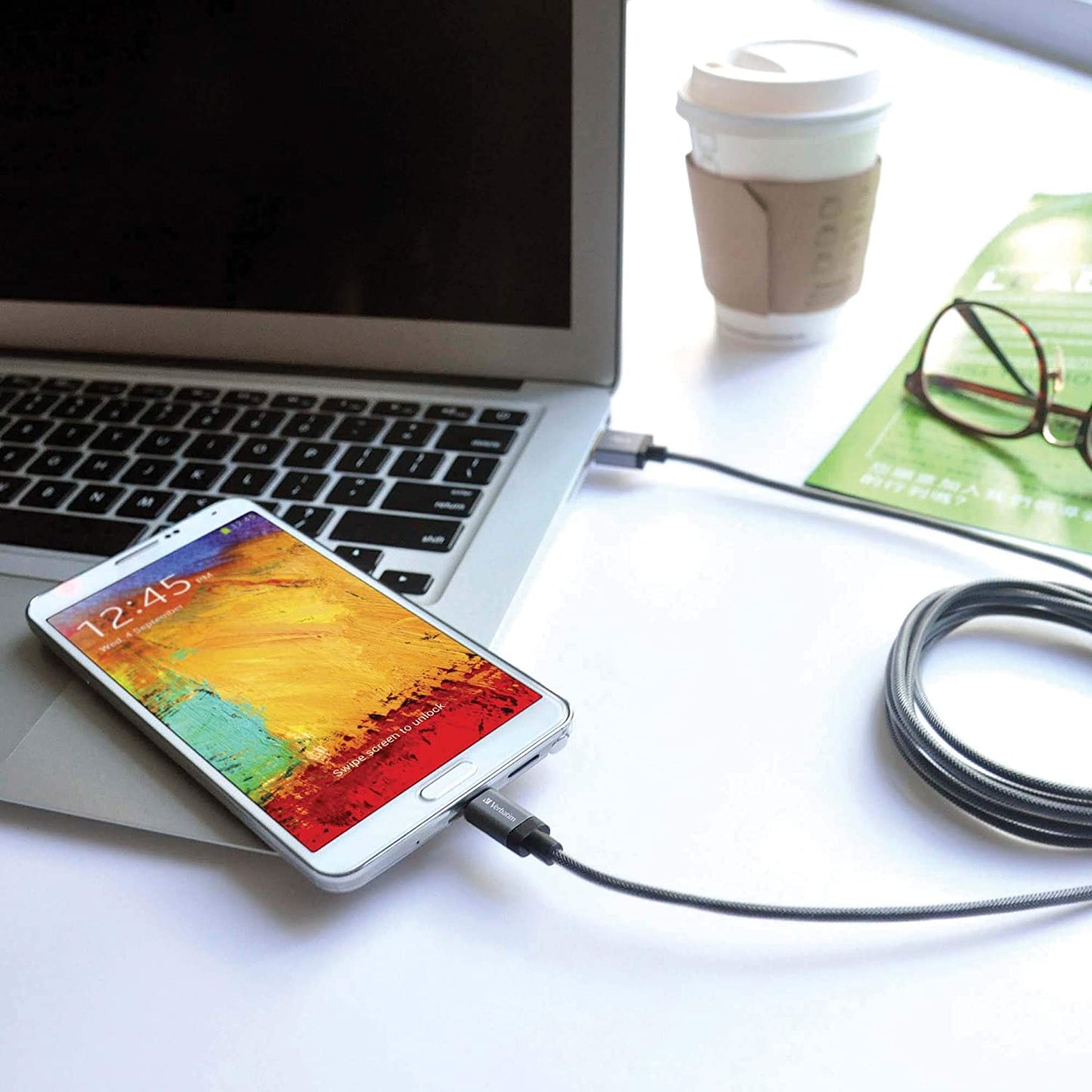 Verbatim Sync/Charge Micro-USB Data Transfer Cable