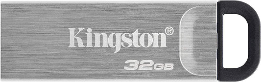 Kingston DataTraveler Kyson 32GB High Performance USB 3.2 Metal Flash Drive | Speeds up to 200MB/s | DTKN/32GB