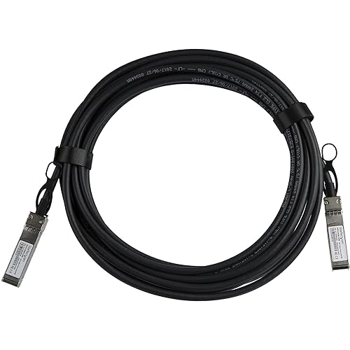 StarTech.com Cisco SFP-H10GB-CU6M Compatible 6m 10G SFP+ to SFP+ DAC Twinax - 10GbE SFP+ Copper DAC 10Gbps Low Power Passive Transceiver Module DAC Firepower ASR9000 (SFPH10GBCU6M)